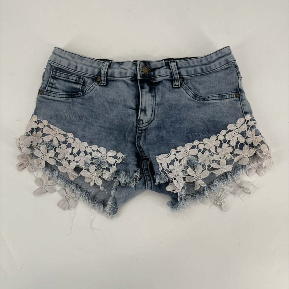 Angel Kiss Blue Denim Jean Shorts Women's Size 9